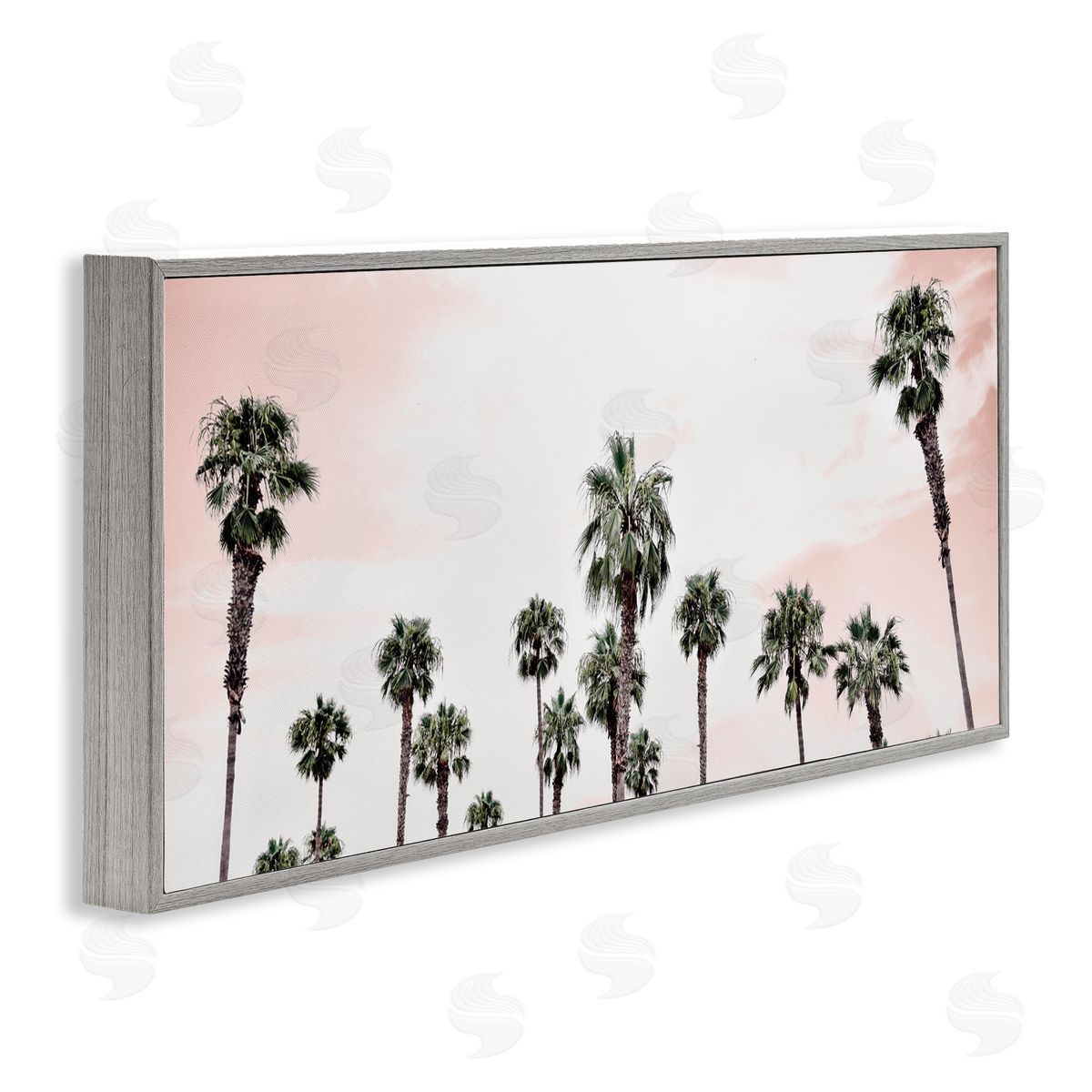 Natalie Carpentieri Laguna Beach Pink Palms Canvas Wall Art Print