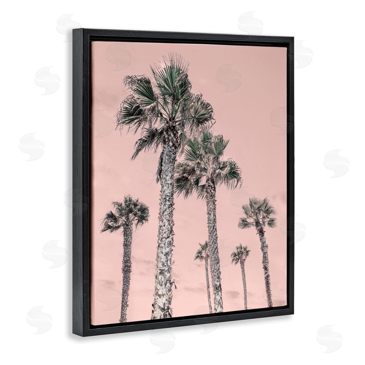 Natalie Carpentieri Palm Up Pink Sky Canvas Wall Art Print