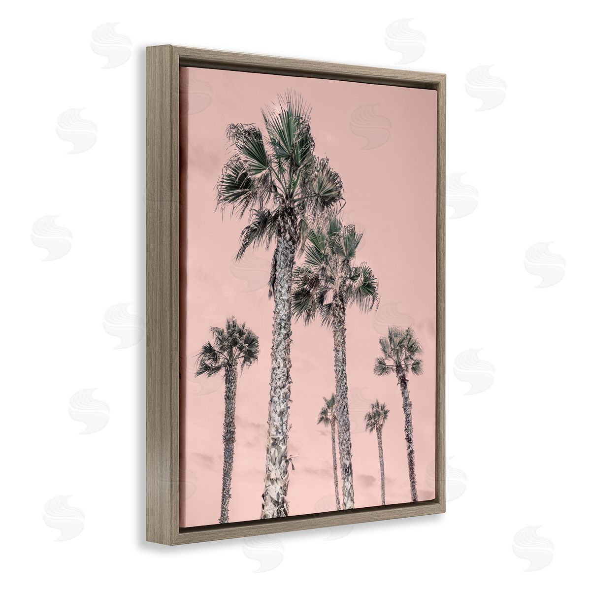 Natalie Carpentieri Palm Up Pink Sky Canvas Wall Art Print