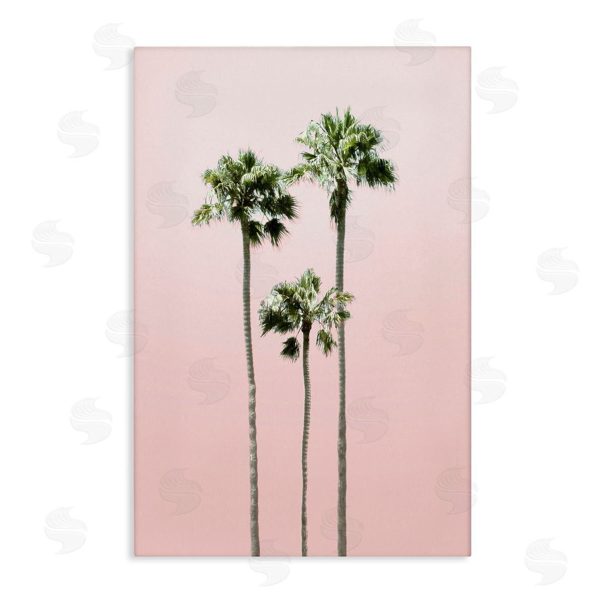 Natalie Carpentieri Palm Getaway Pink Sky Canvas Wall Art Print