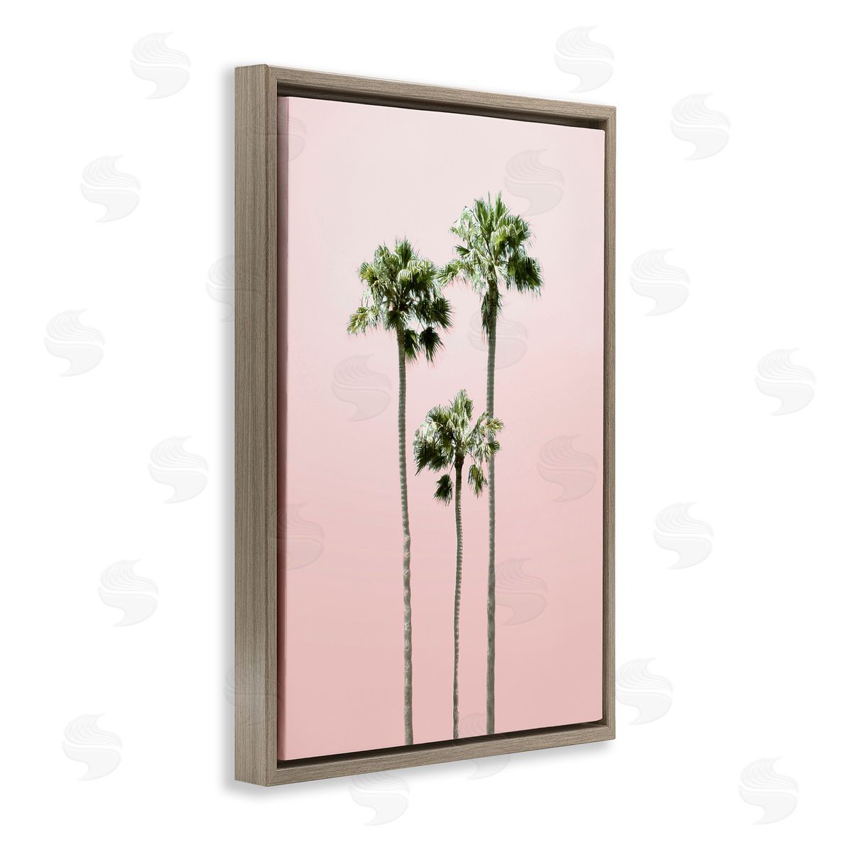 Natalie Carpentieri Palm Getaway Pink Sky Canvas Wall Art Print