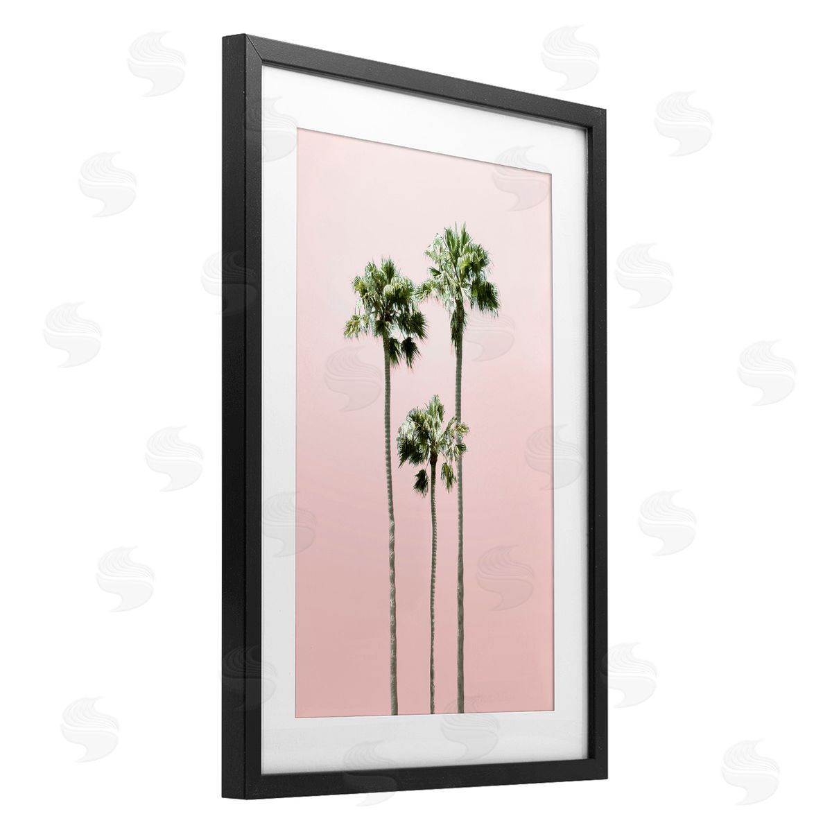 Natalie Carpentieri Palm Getaway Pink Sky Canvas Wall Art Print