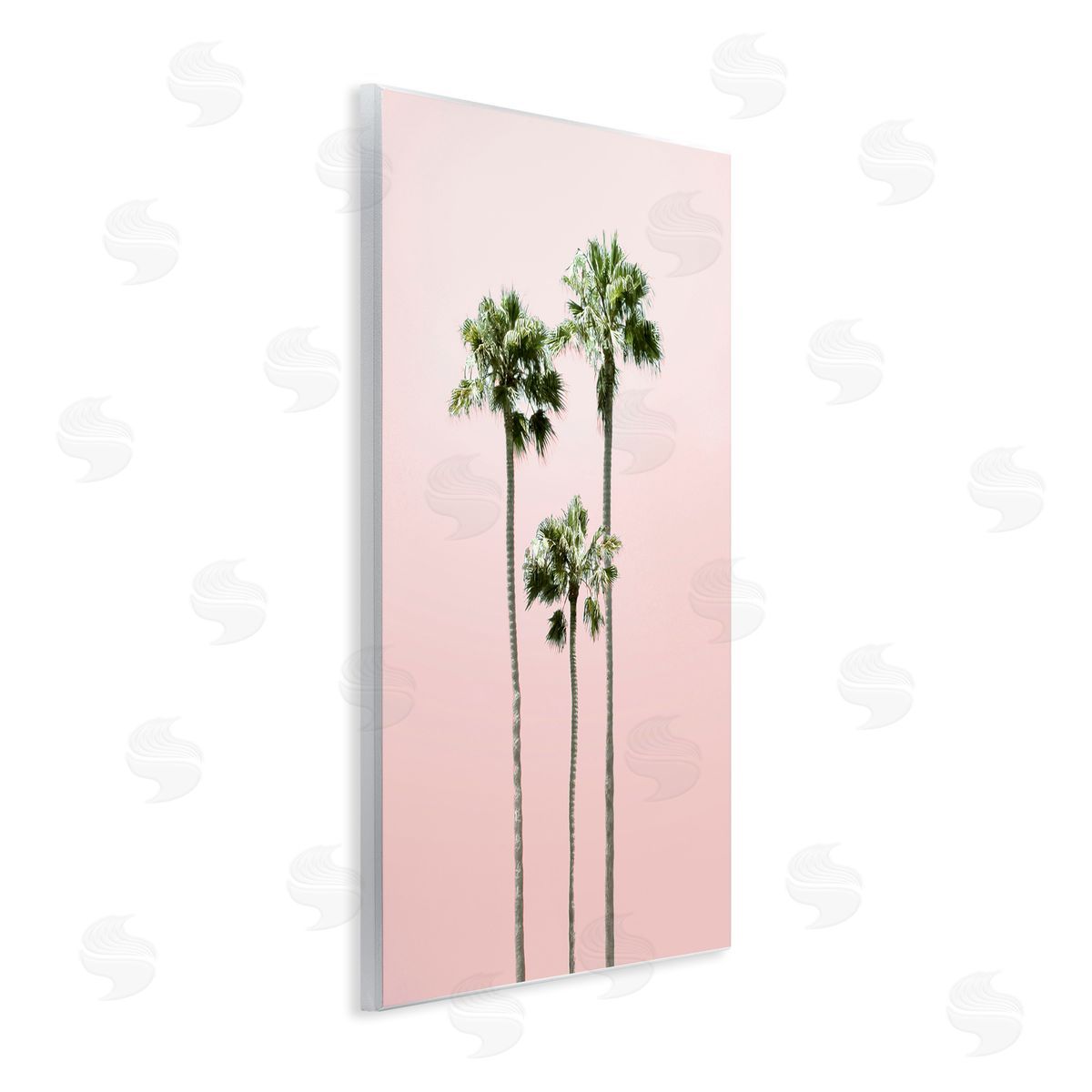 Natalie Carpentieri Palm Getaway Pink Sky Canvas Wall Art Print