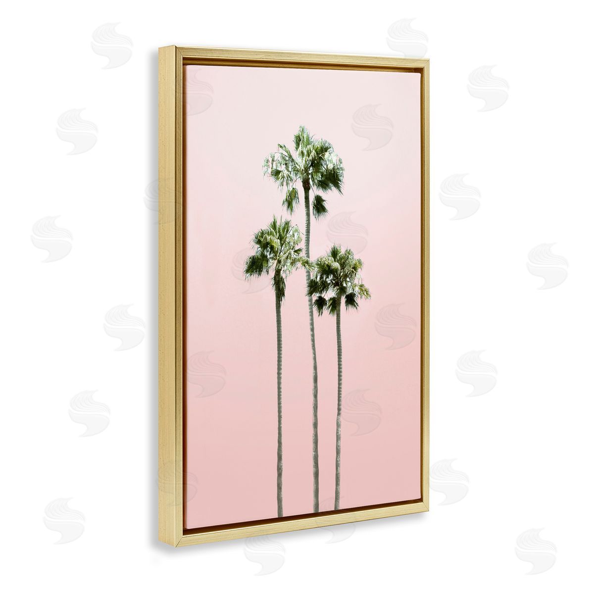 Natalie Carpentieri Palm Getaway over Pink Canvas Wall Art Print