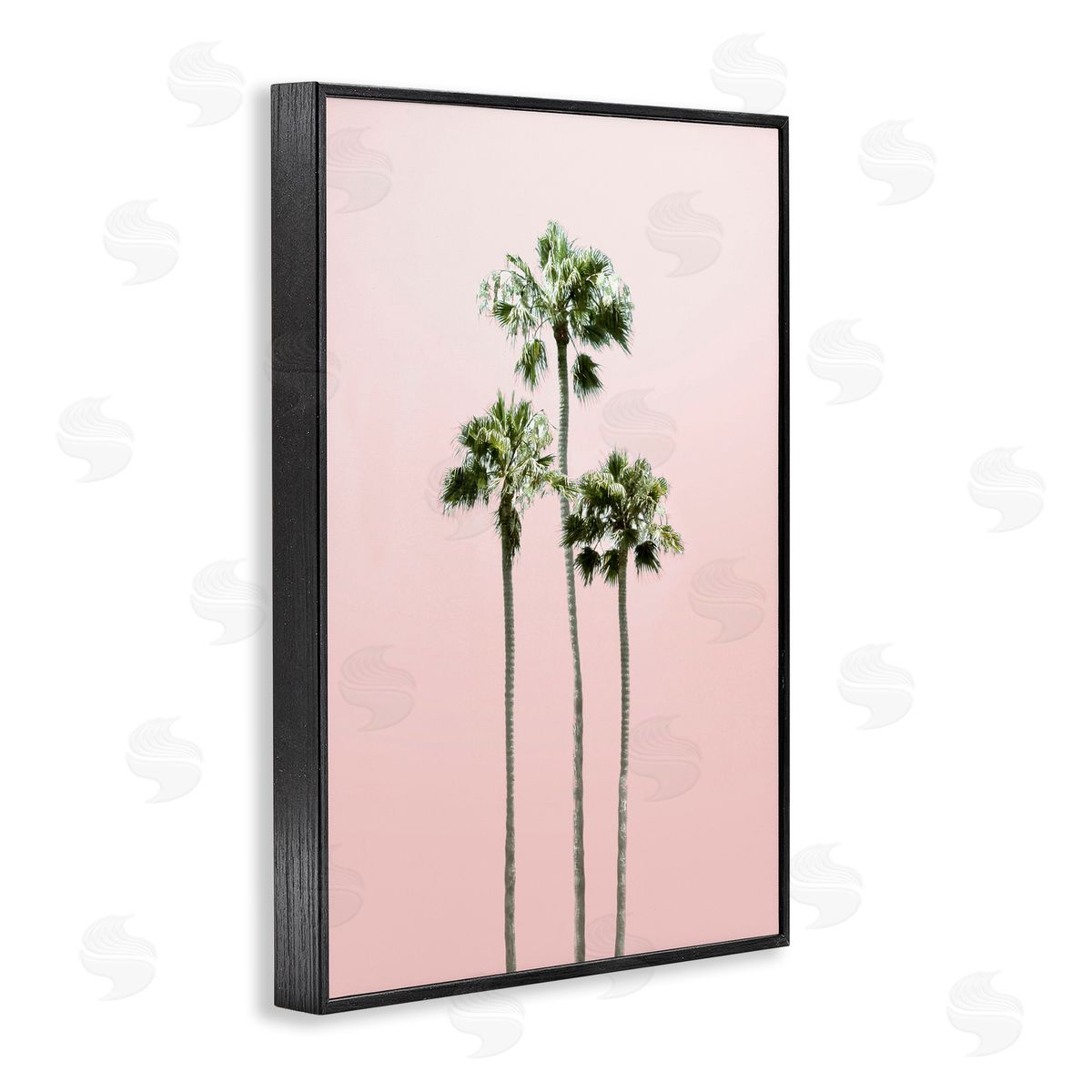 Natalie Carpentieri Palm Getaway over Pink Canvas Wall Art Print