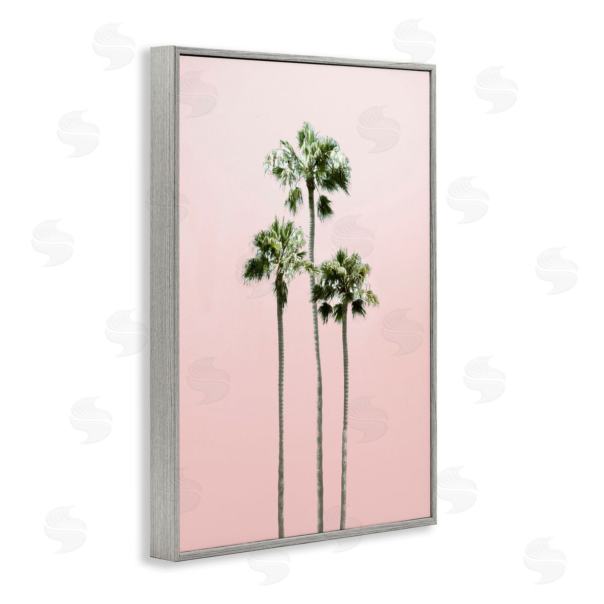Natalie Carpentieri Palm Getaway over Pink Canvas Wall Art Print