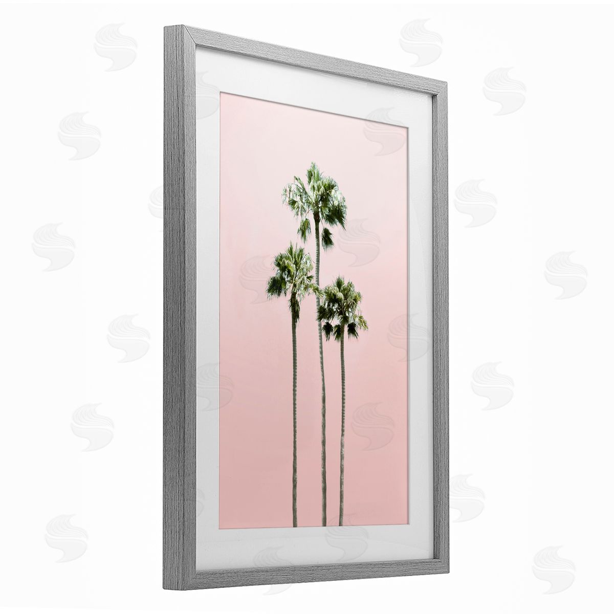 Natalie Carpentieri Palm Getaway over Pink Canvas Wall Art Print