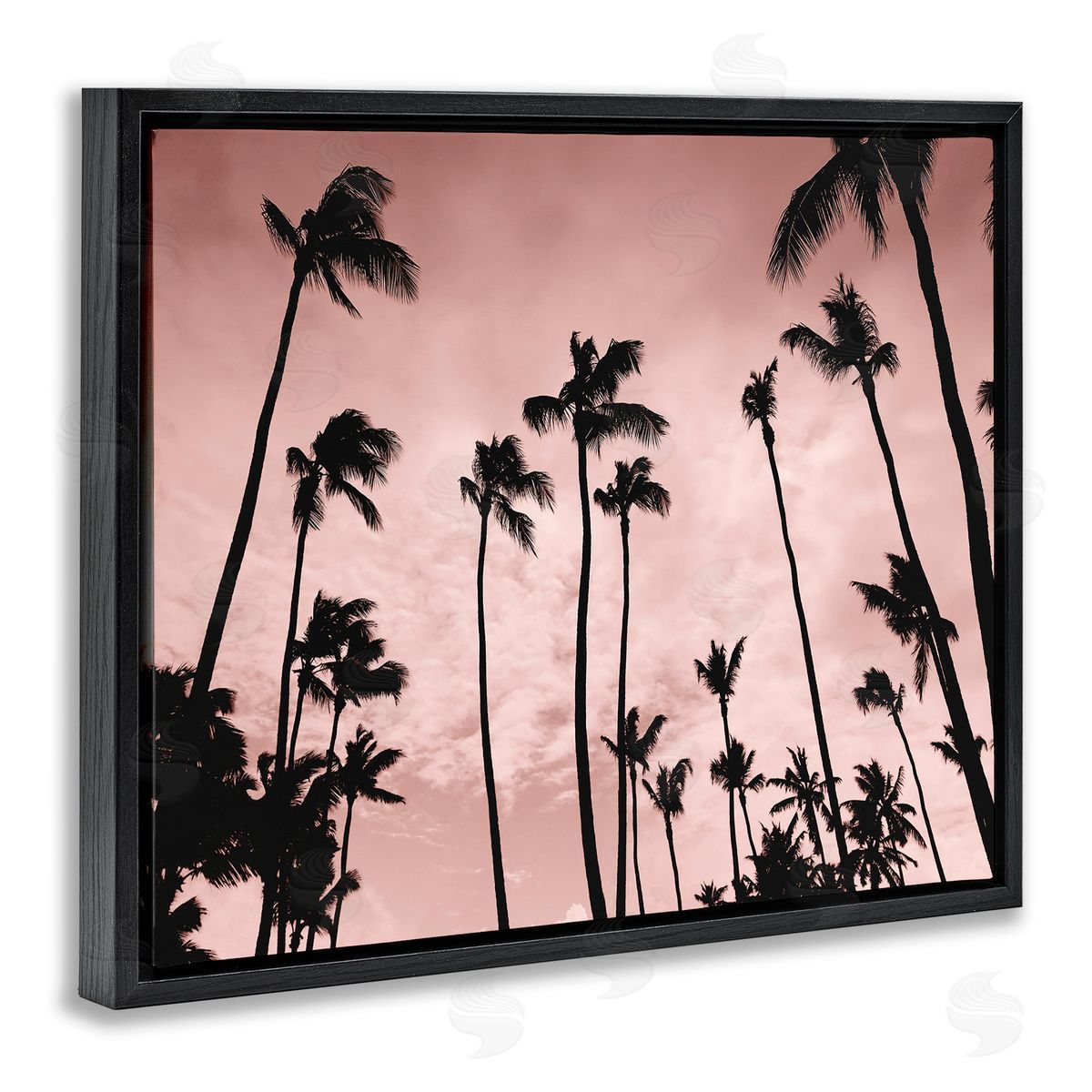 Natalie Carpentieri Evenings Edge Pink Palms Canvas Wall Art Print