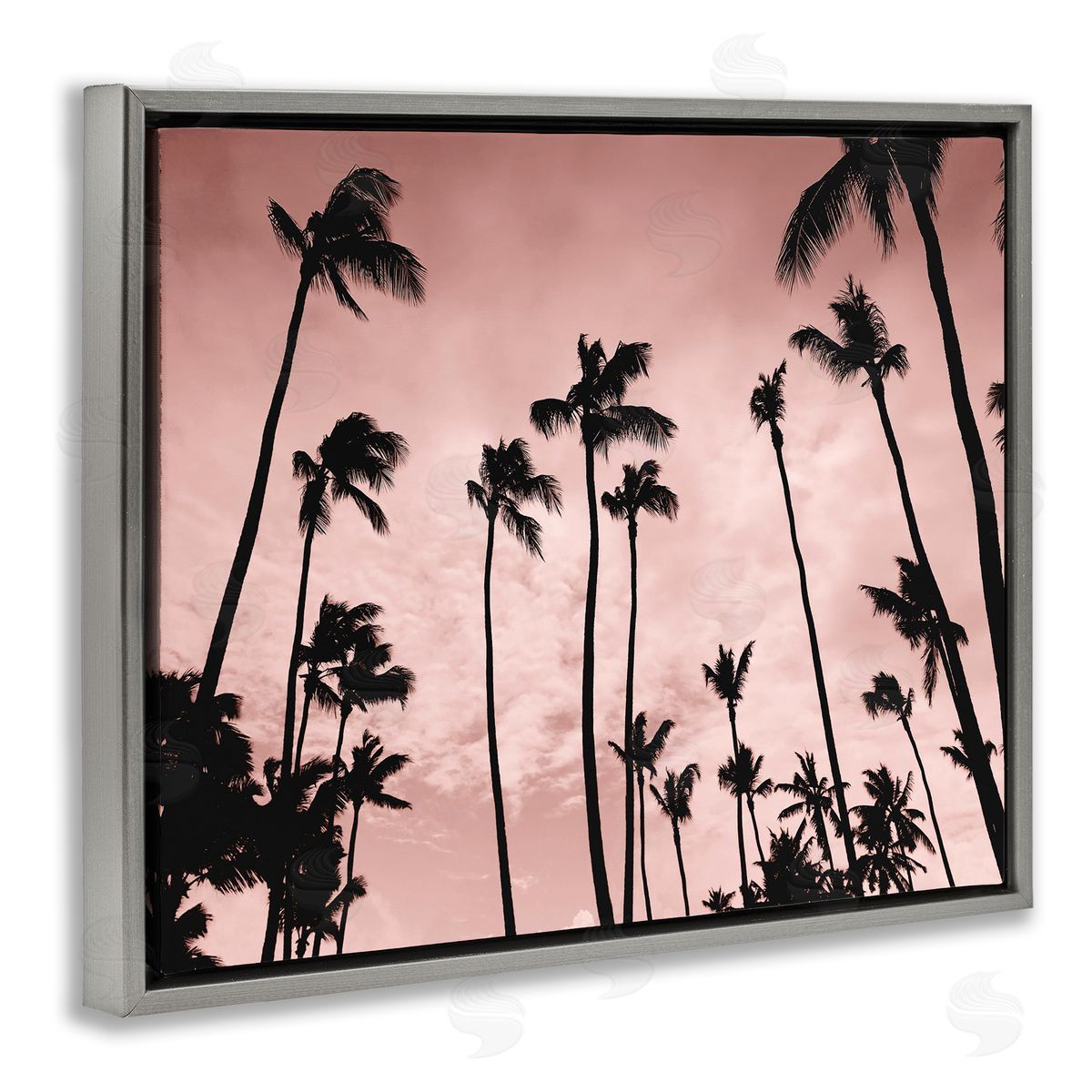 Natalie Carpentieri Evenings Edge Pink Palms Canvas Wall Art Print