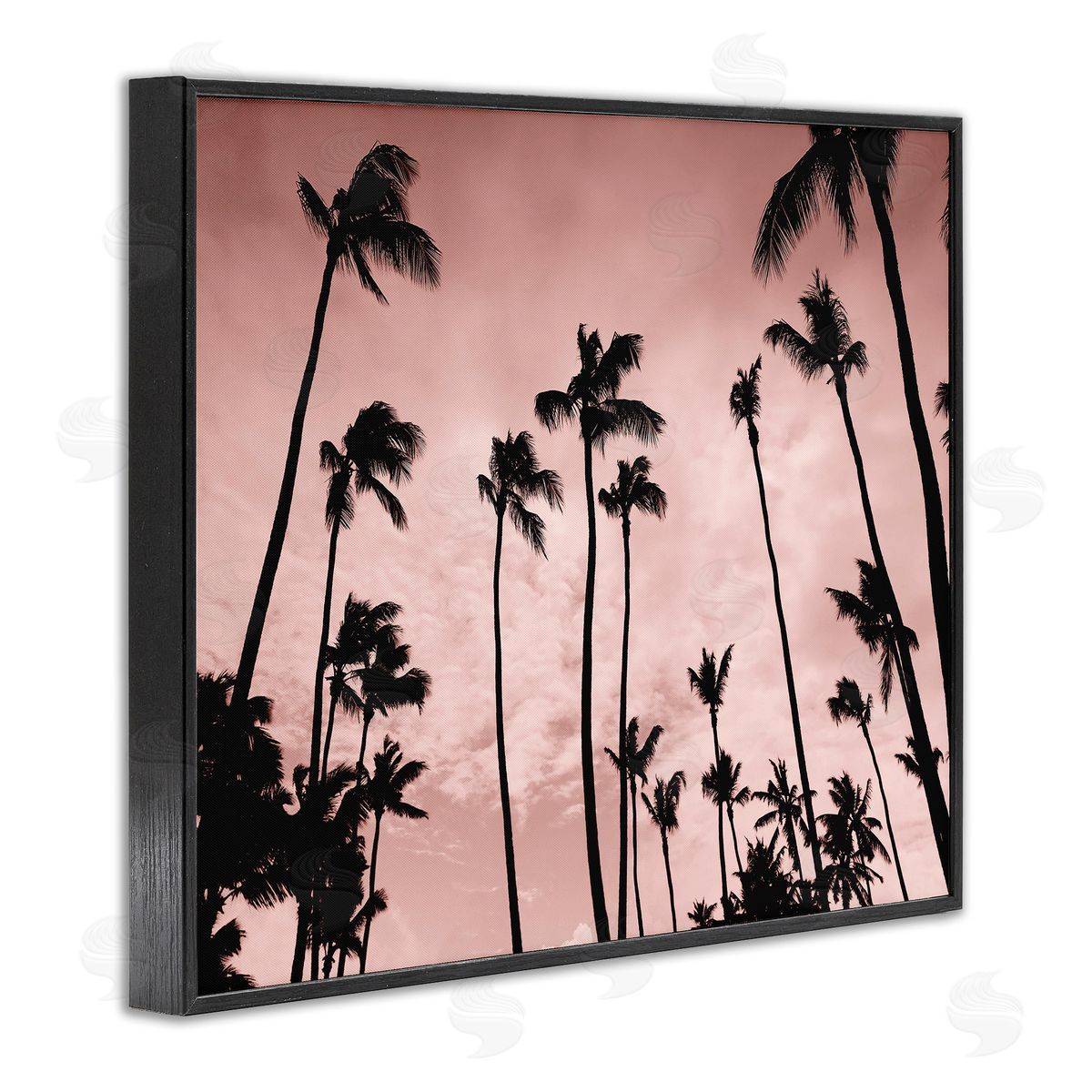 Natalie Carpentieri Evenings Edge Pink Palms Canvas Wall Art Print