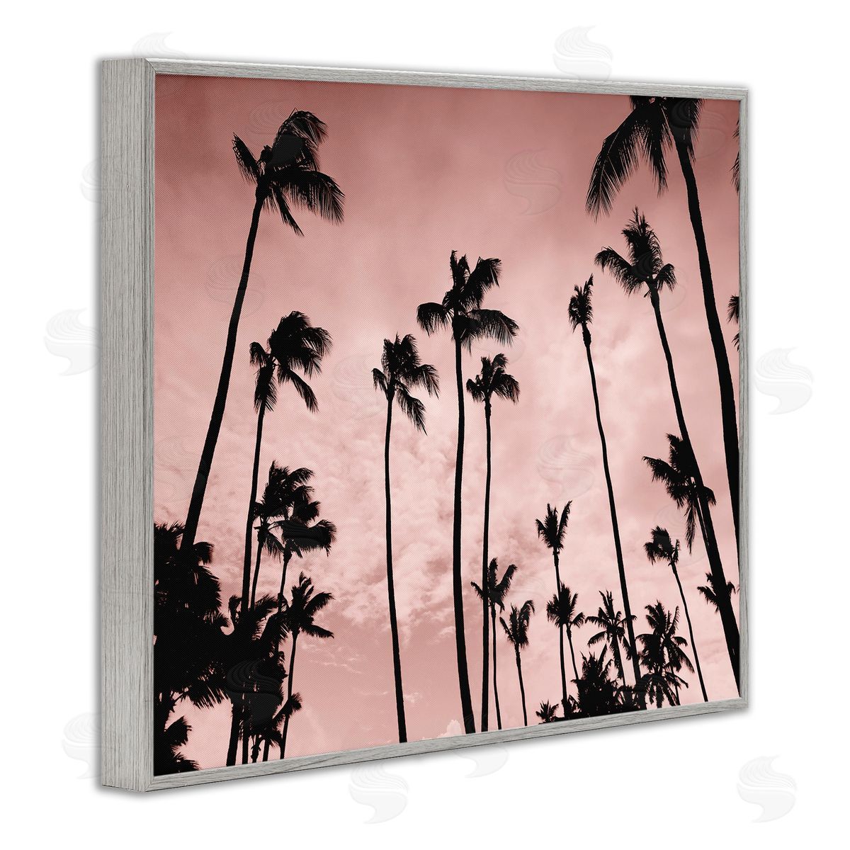 Natalie Carpentieri Evenings Edge Pink Palms Canvas Wall Art Print
