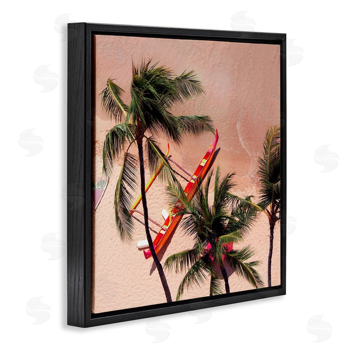 Danita Delimont Waikiki Beach Surf Coast Canvas Wall Art Print