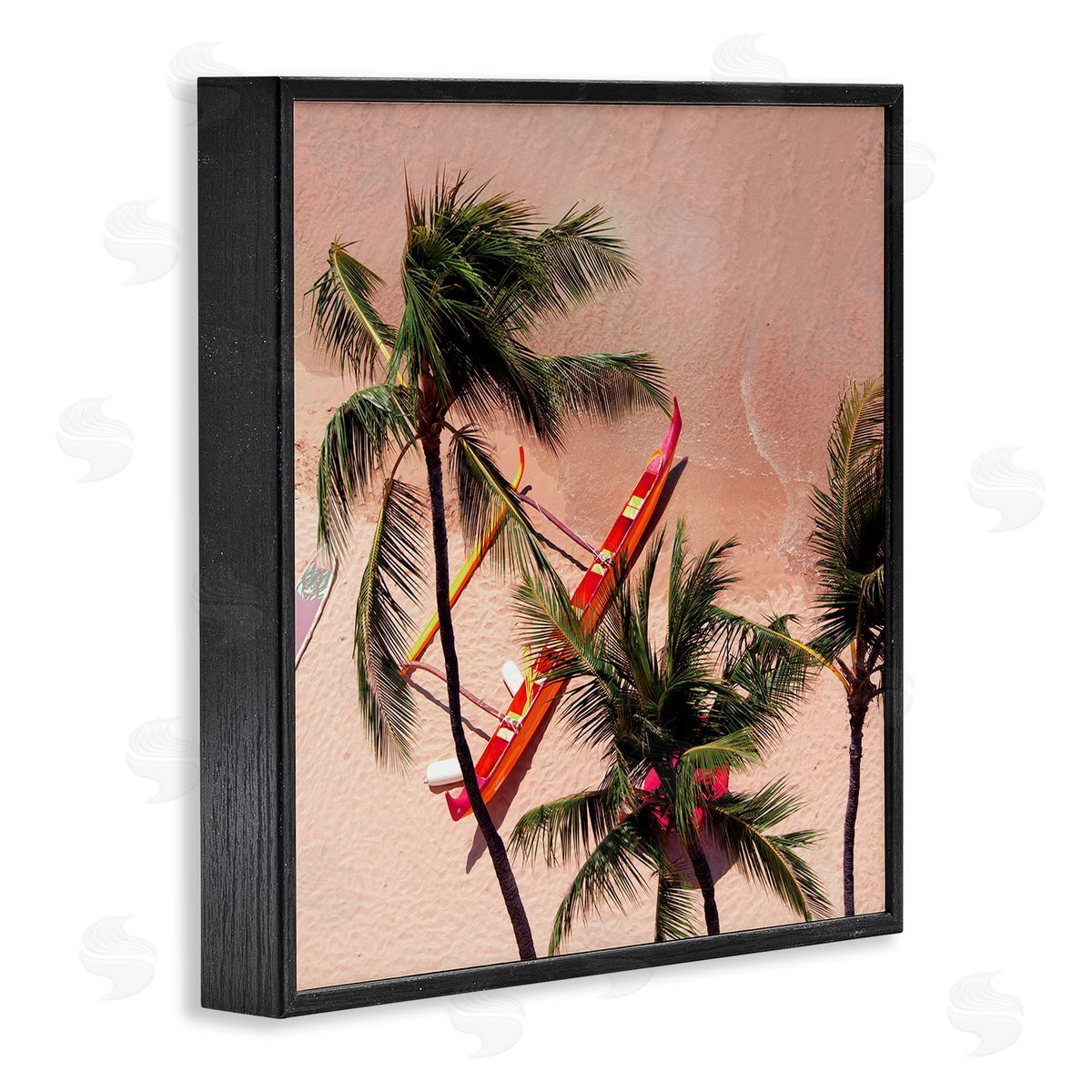 Danita Delimont Waikiki Beach Surf Coast Canvas Wall Art Print