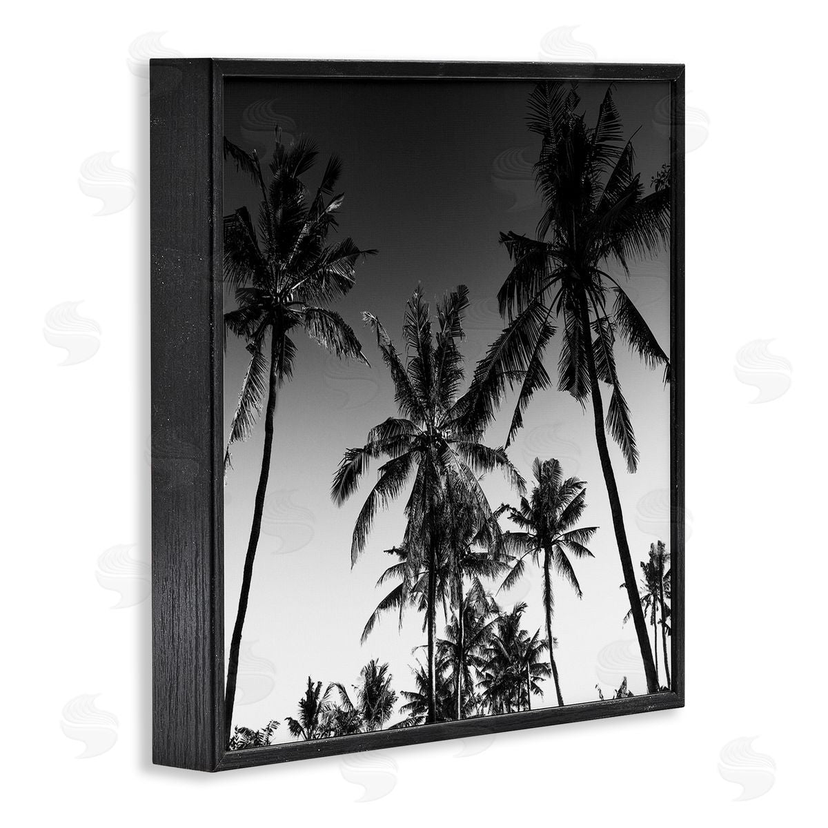 Danita Delimont Palm Sunset Stark Contrast Canvas Wall Art Print
