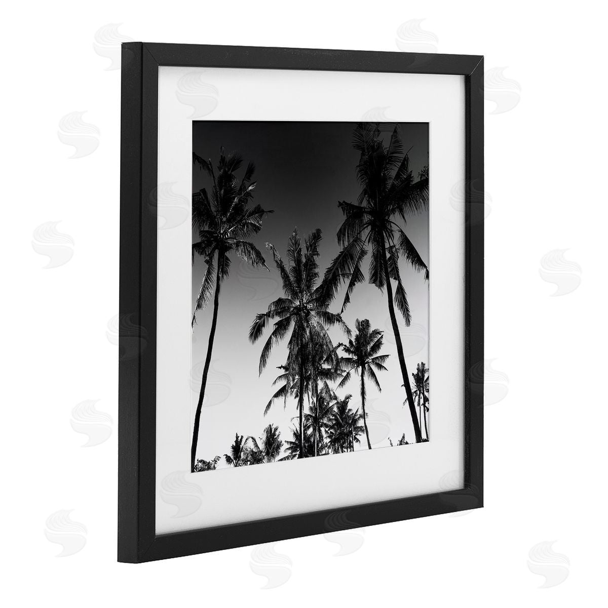Danita Delimont Palm Sunset Stark Contrast Canvas Wall Art Print