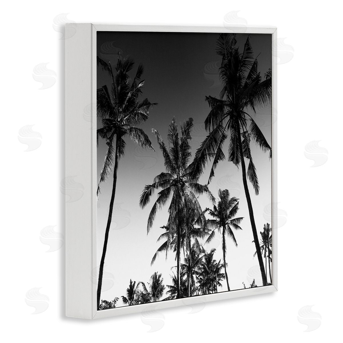Danita Delimont Palm Sunset Stark Contrast Canvas Wall Art Print