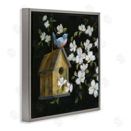 Nan | Evening Song Birdhouse over Black