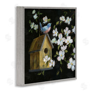 Nan | Evening Song Birdhouse over Black