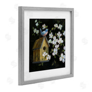 Nan | Evening Song Birdhouse over Black