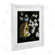 Nan | Evening Song Birdhouse over Black