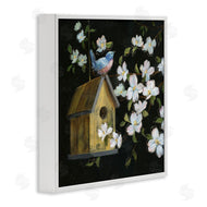 Nan | Evening Song Birdhouse over Black