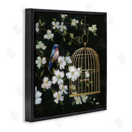 Nan | Evening Song Birdcage over Black
