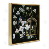 Nan | Evening Song Birdcage over Black