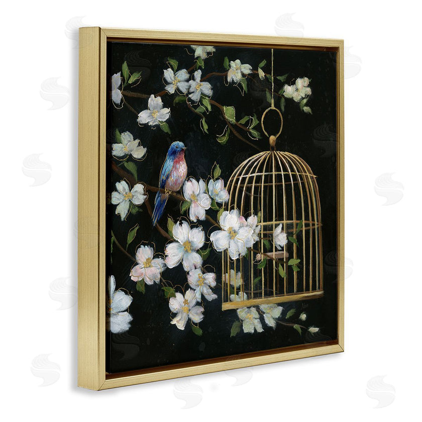 Nan | Evening Song Birdcage over Black