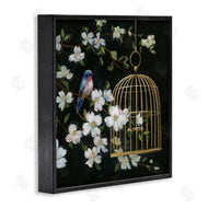 Nan | Evening Song Birdcage over Black