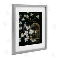 Nan | Evening Song Birdcage over Black