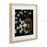 Nan | Evening Song Birdcage over Black