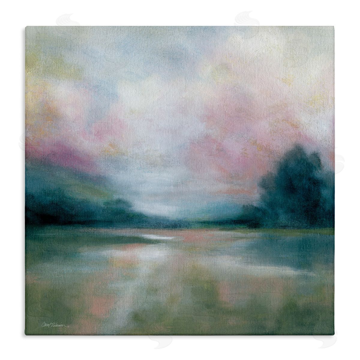 Carol Robinson Morning On The River Canvas Wall Art Print