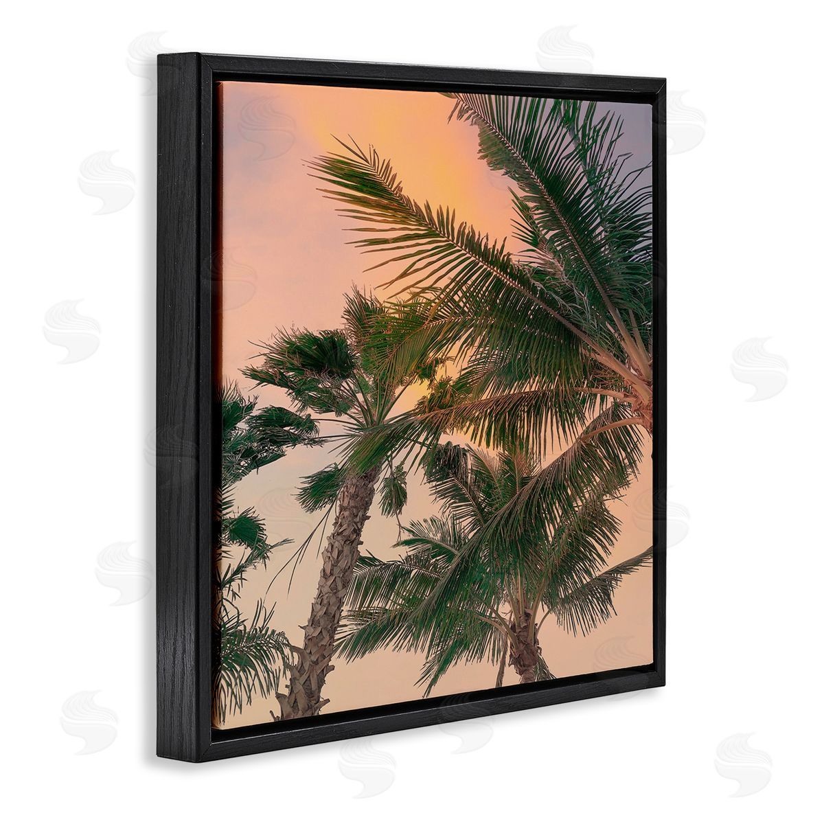 Susan Jill Gathering Palms at Sunset Canvas Wall Art Print