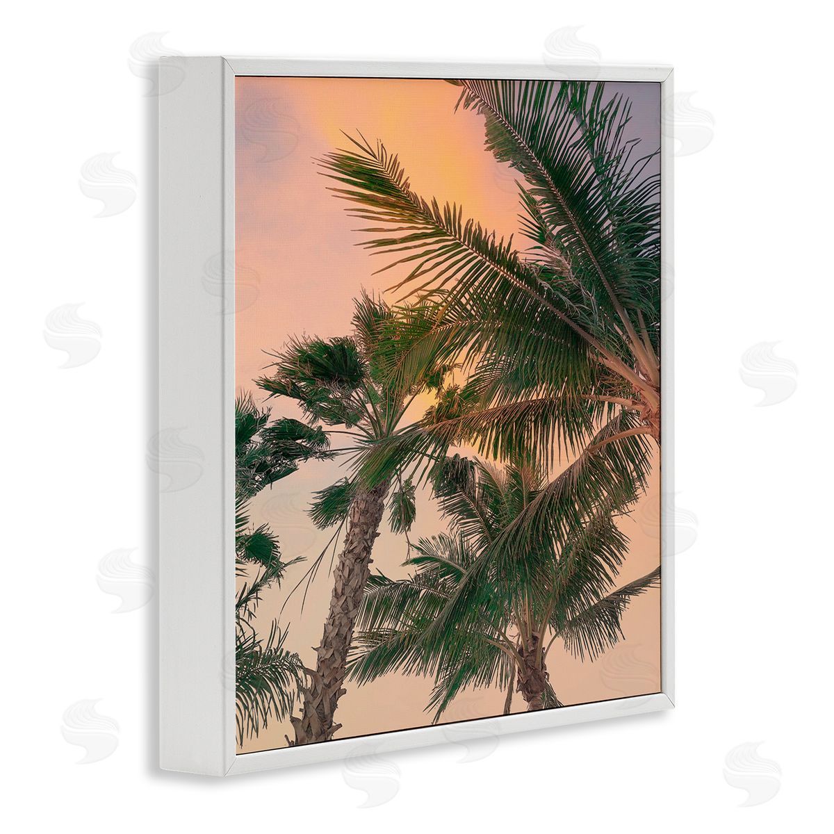 Susan Jill Gathering Palms at Sunset Canvas Wall Art Print
