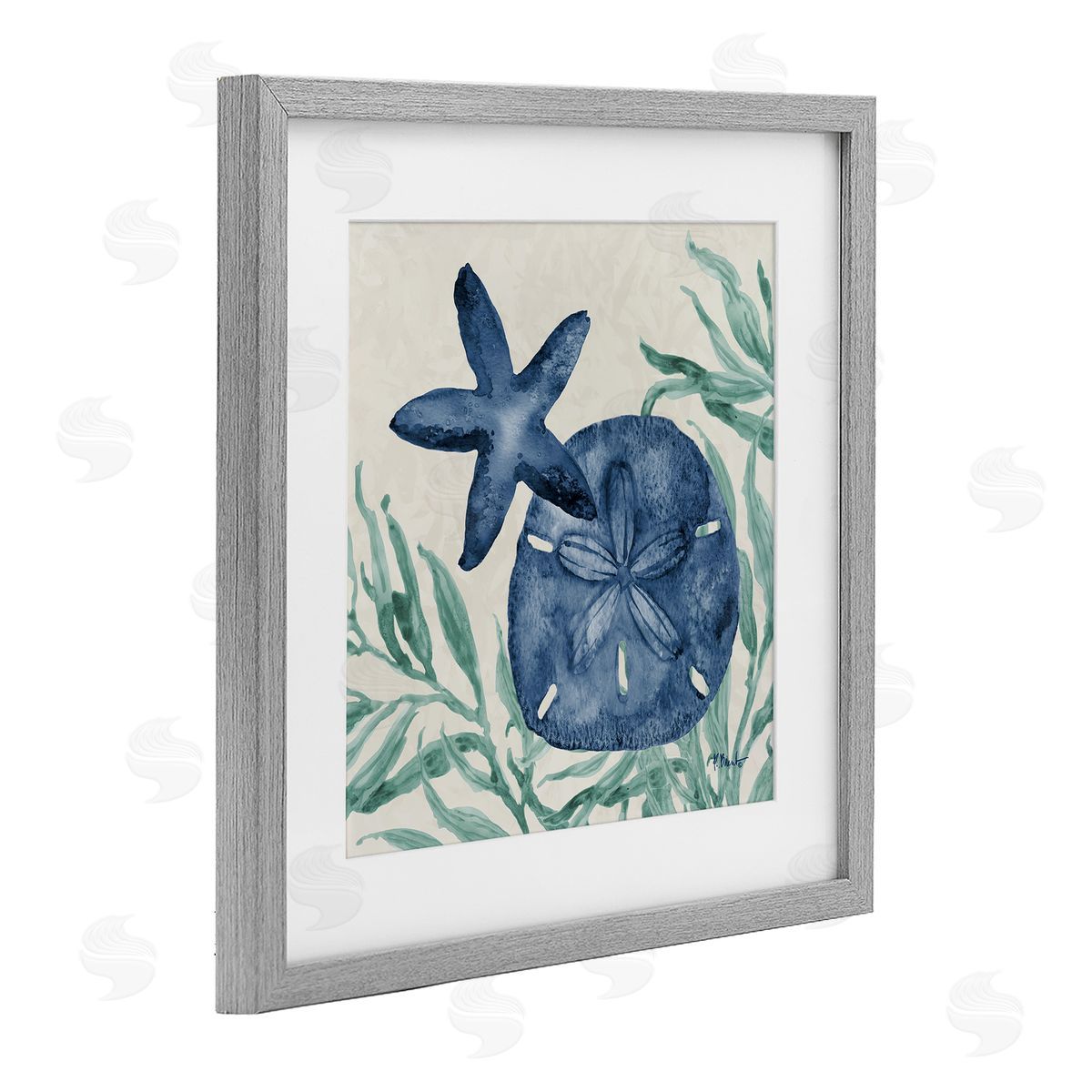 Paul Brent Tampico Starfish & Sand Dollar Canvas Wall Art Print