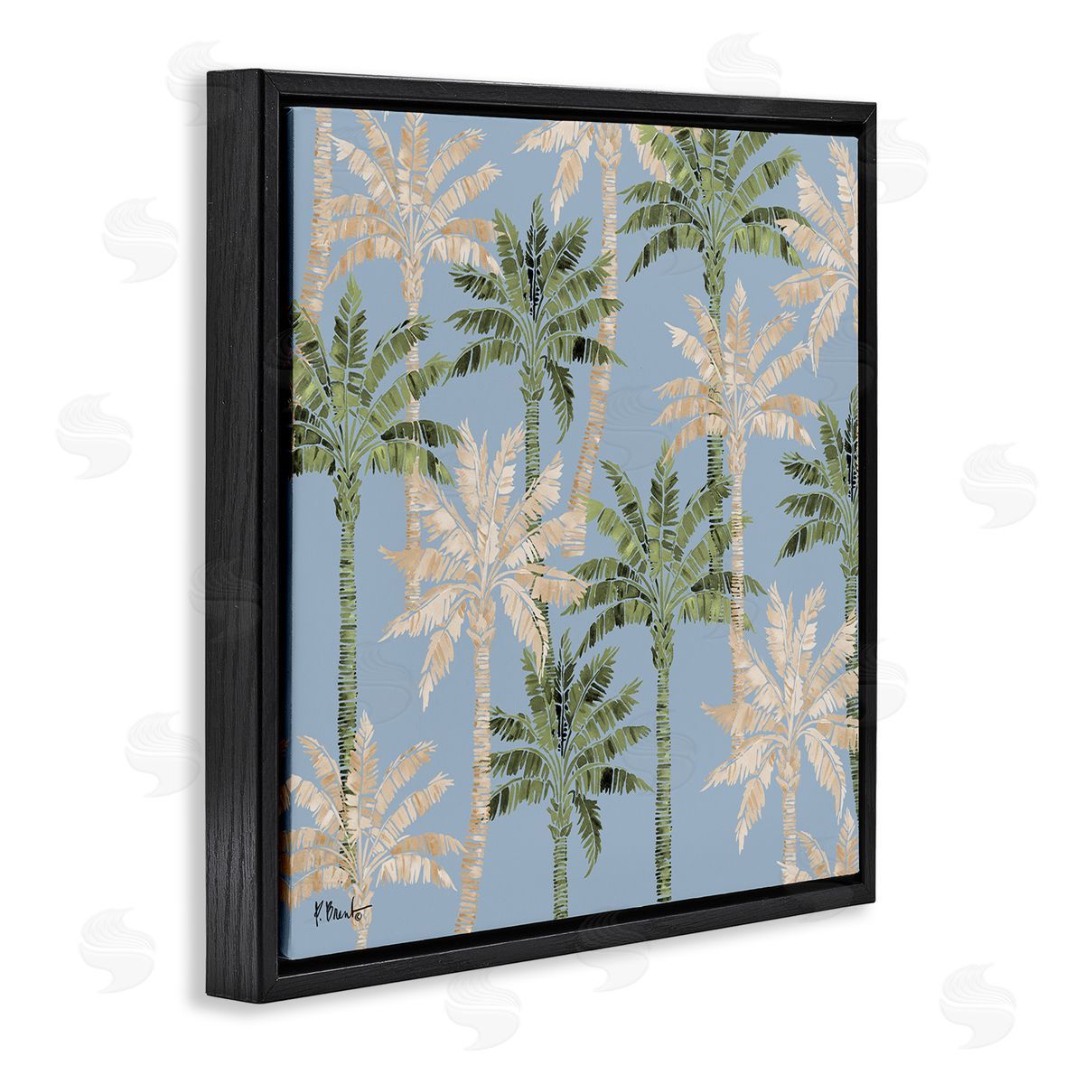 Paul Brent Hollywood Palms Toss Canvas Wall Art Print