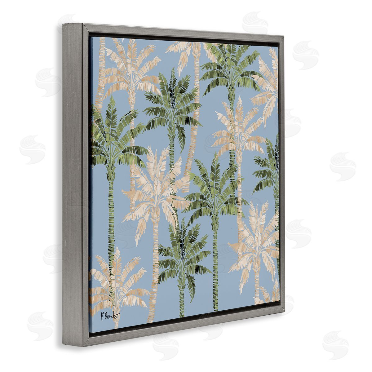 Paul Brent Hollywood Palms Toss Canvas Wall Art Print