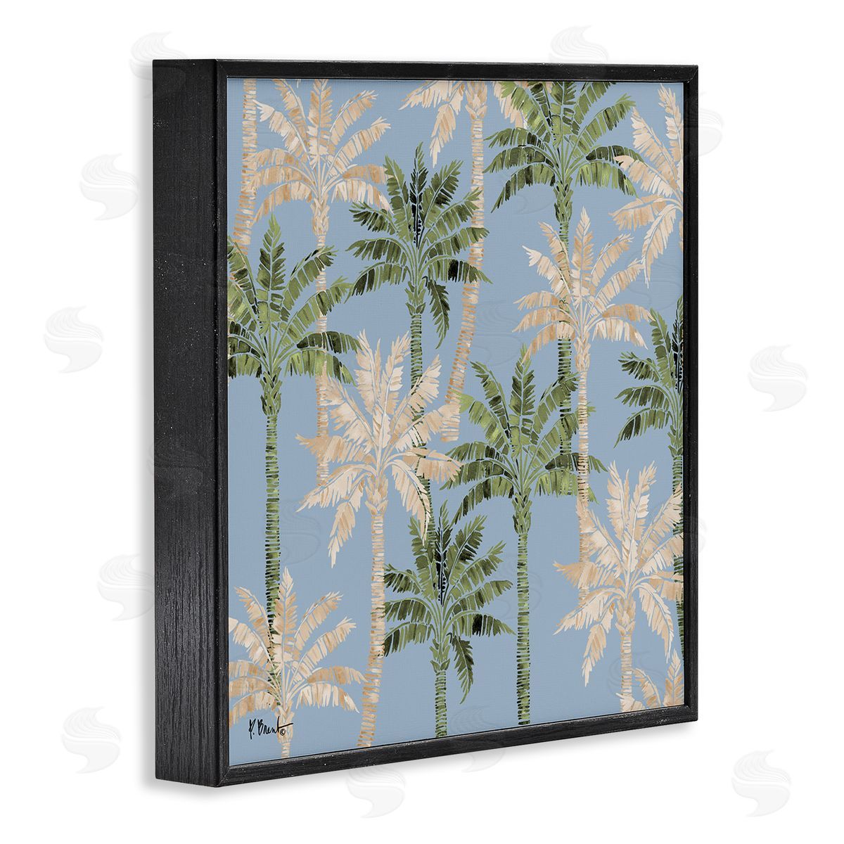 Paul Brent Hollywood Palms Toss Canvas Wall Art Print