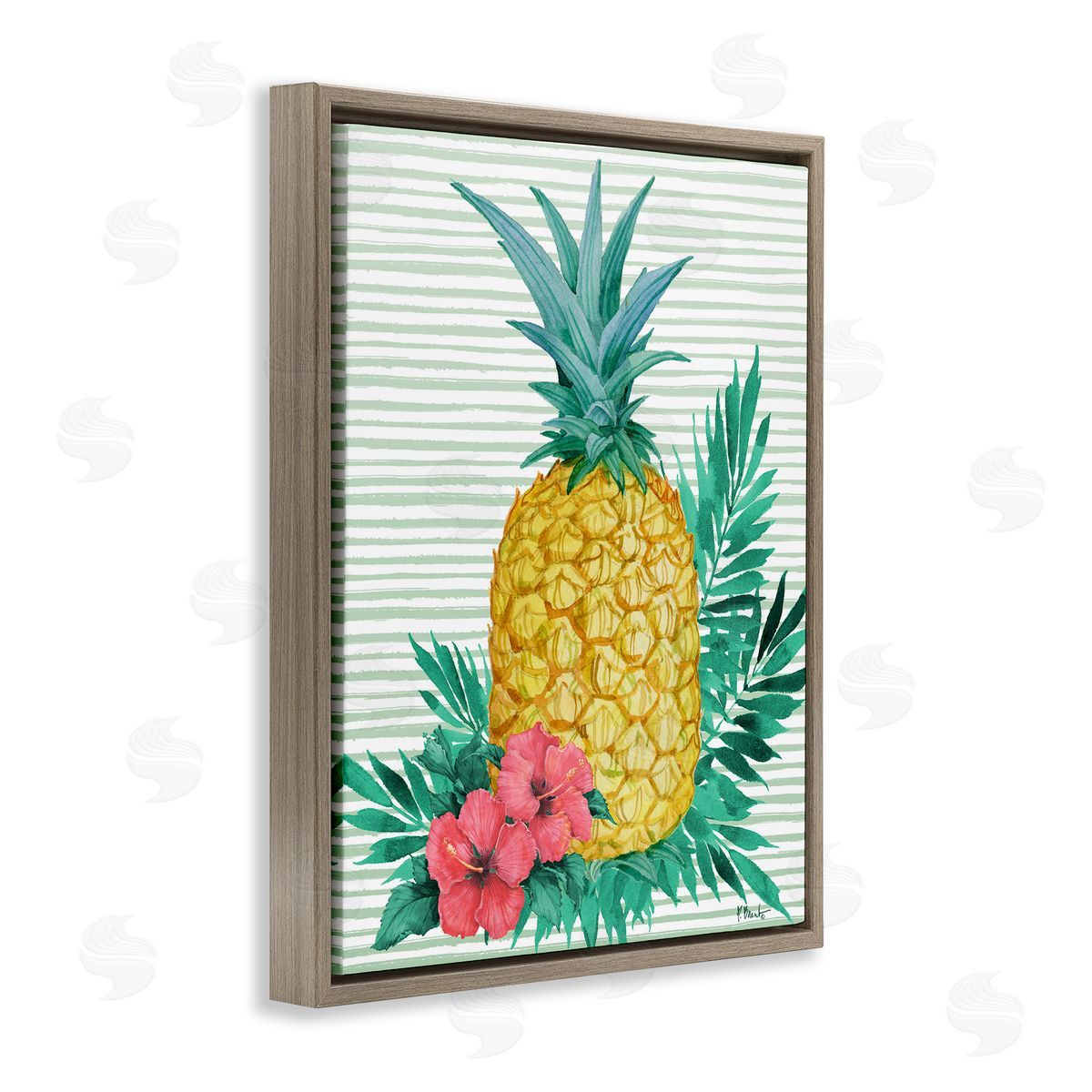 Paul Brent Bora Bora Pineapple Canvas Wall Art Print