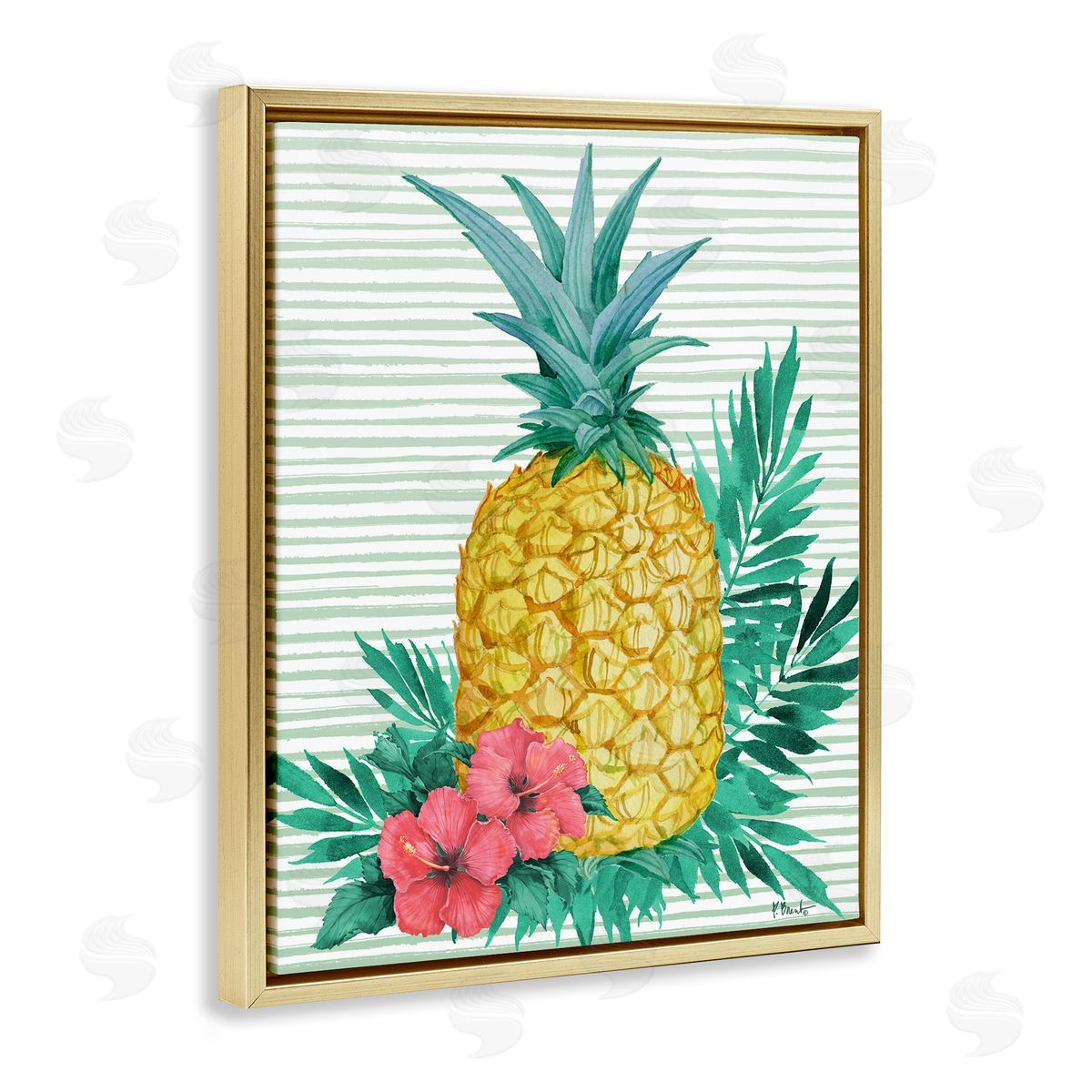 Paul Brent Bora Bora Pineapple Canvas Wall Art Print