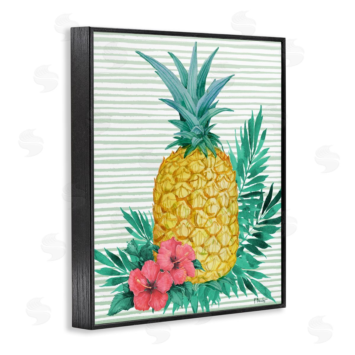 Paul Brent Bora Bora Pineapple Canvas Wall Art Print