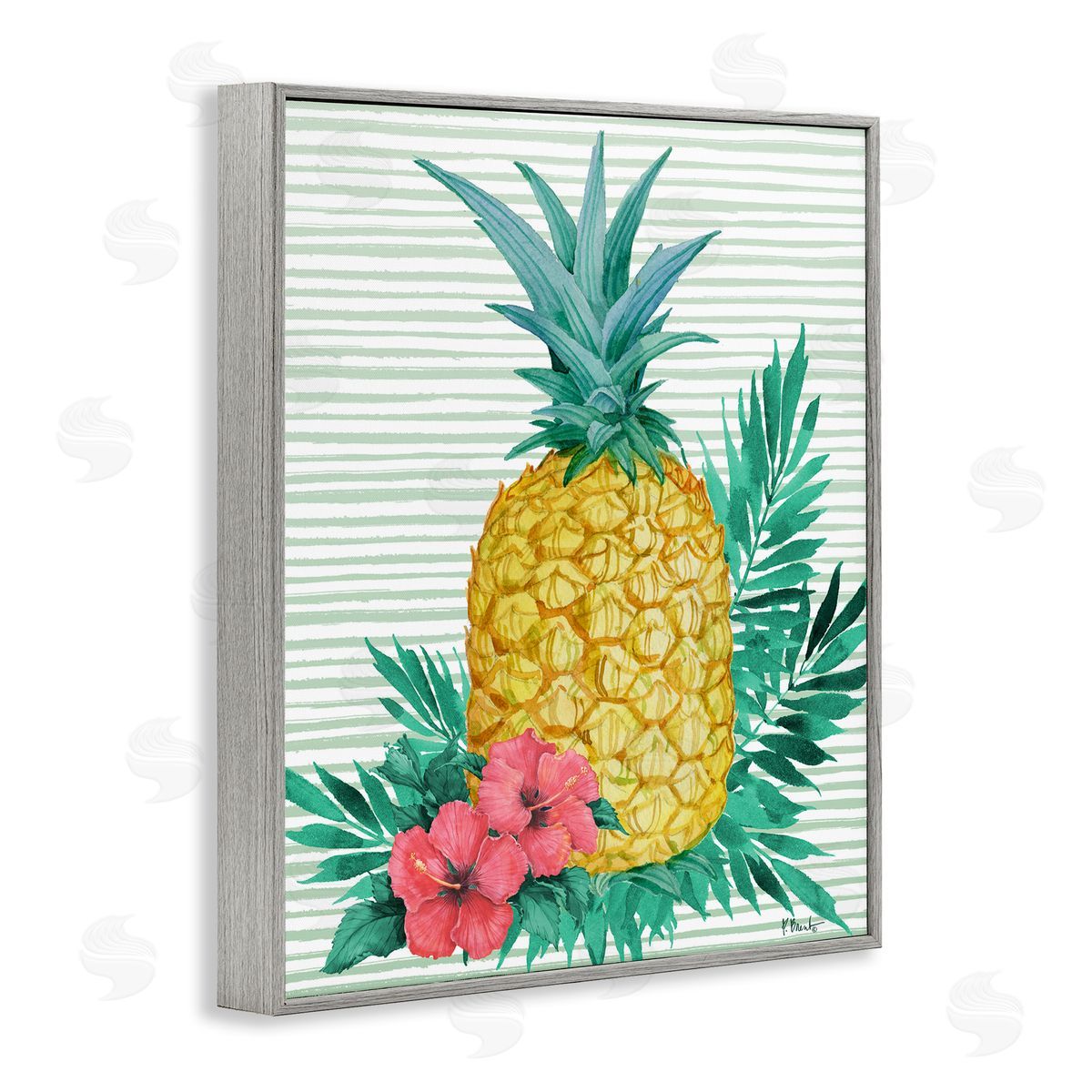 Paul Brent Bora Bora Pineapple Canvas Wall Art Print