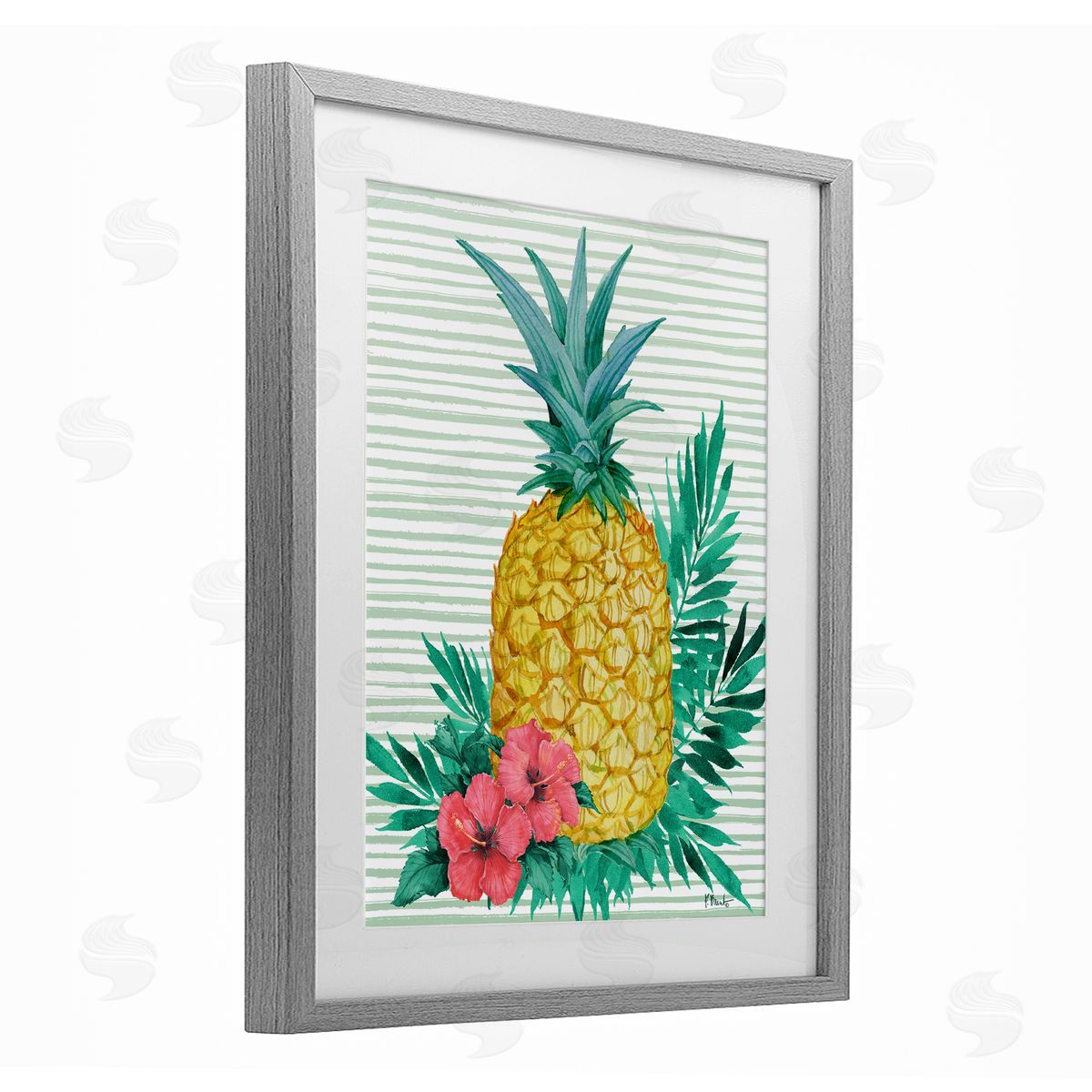 Paul Brent Bora Bora Pineapple Canvas Wall Art Print