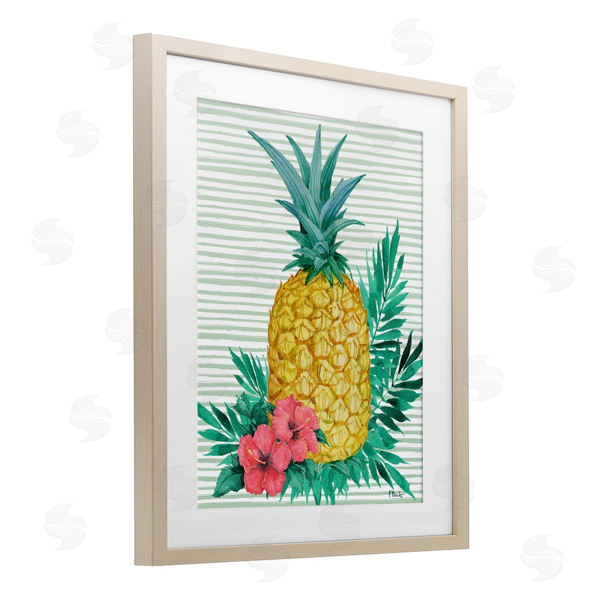 Paul Brent Bora Bora Pineapple Canvas Wall Art Print