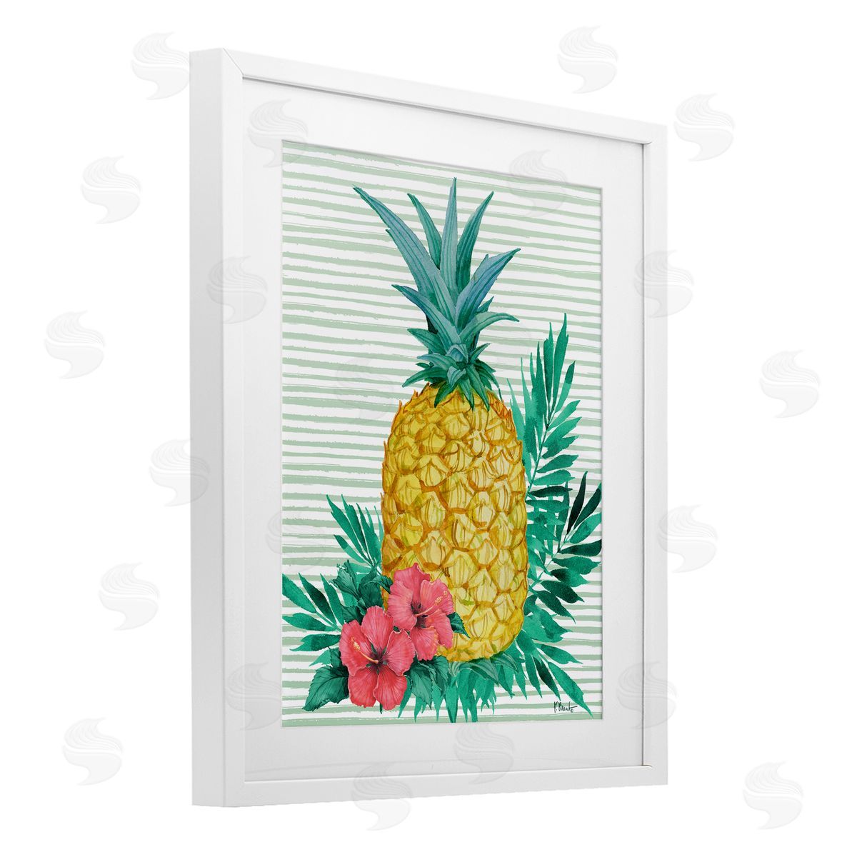 Paul Brent Bora Bora Pineapple Canvas Wall Art Print