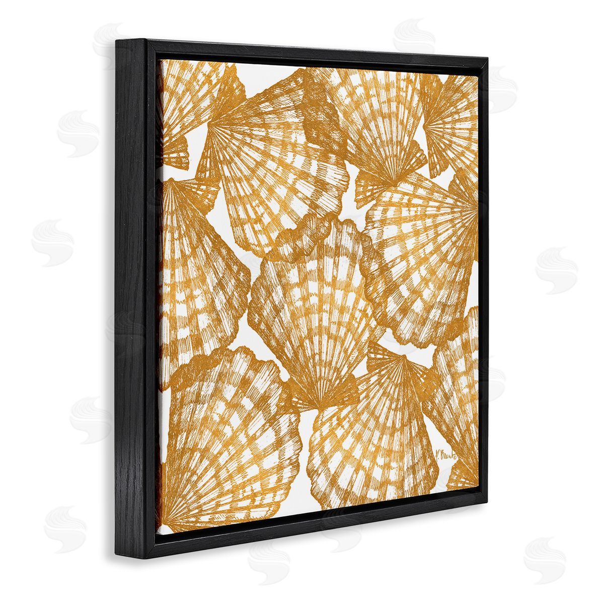 Paul Brent Gold Tropez Shells Canvas Wall Art Print