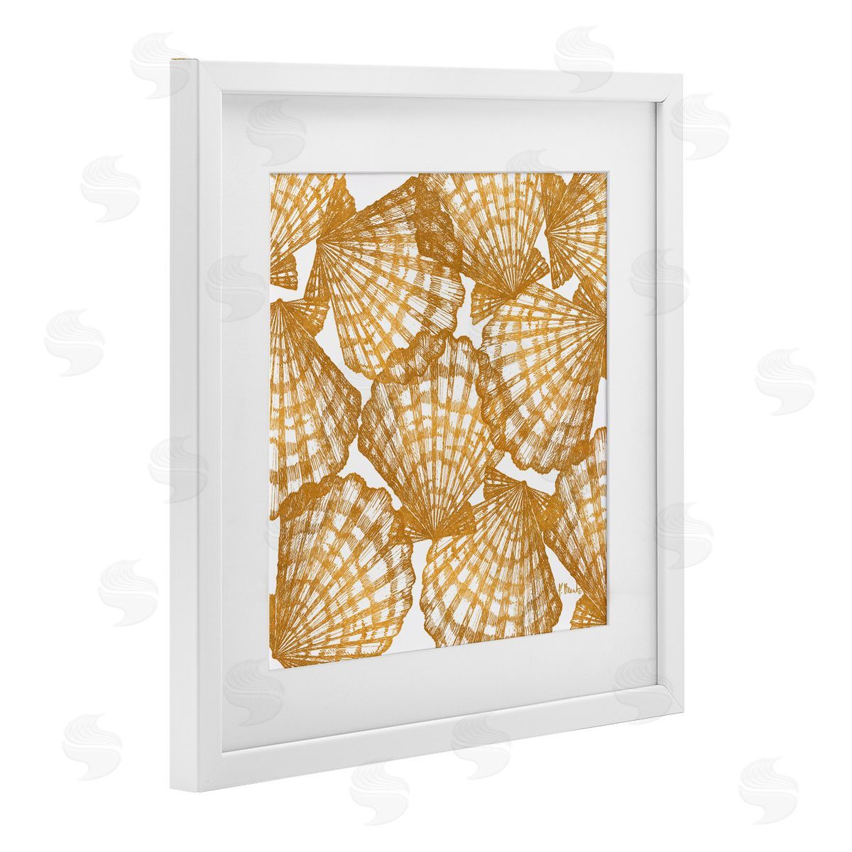 Paul Brent Gold Tropez Shells Canvas Wall Art Print
