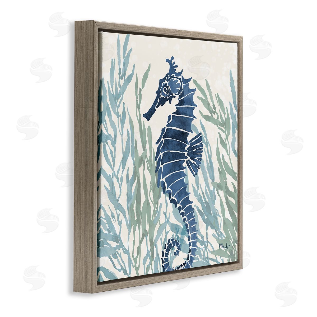 Paul Brent Radiant Sea Life Seahorse Canvas Wall Art Print