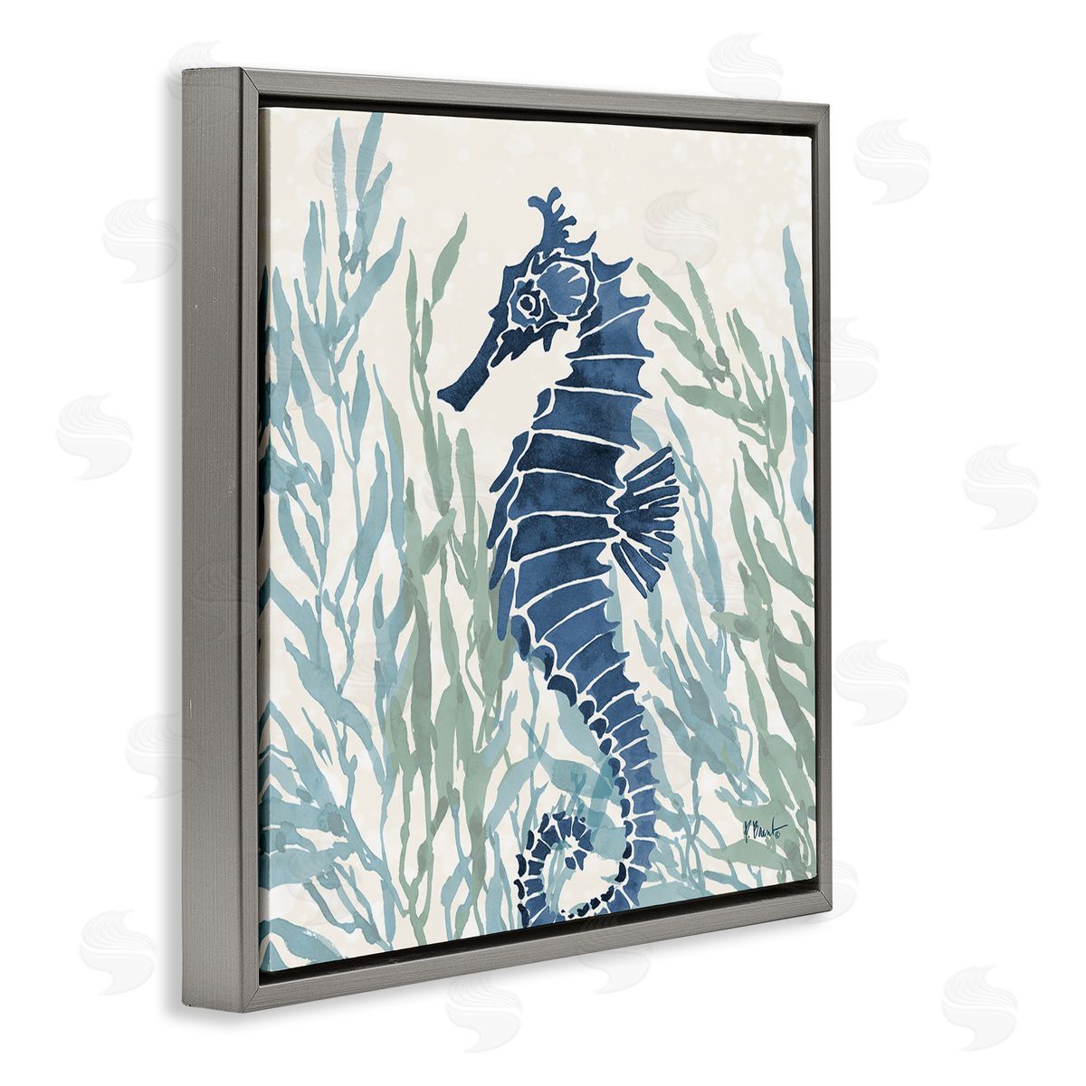 Paul Brent Radiant Sea Life Seahorse Canvas Wall Art Print
