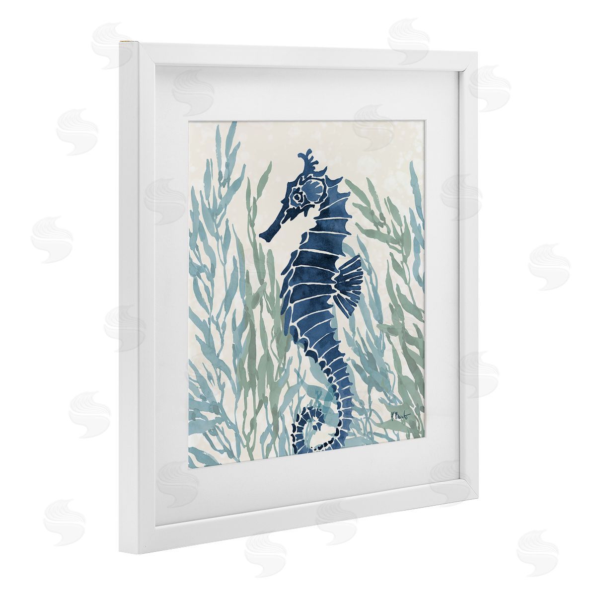 Paul Brent Radiant Sea Life Seahorse Canvas Wall Art Print